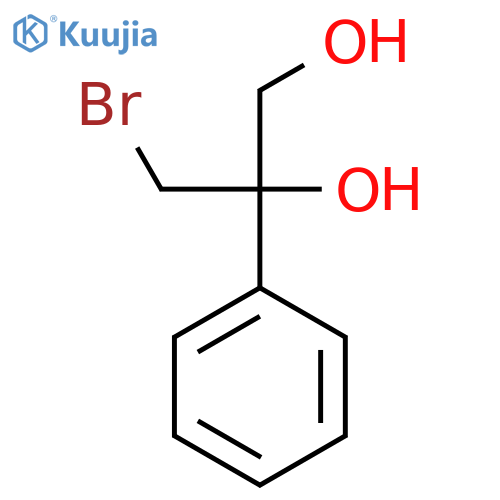 1,2-Propanediol, 3-bromo-2-phenyl- structure