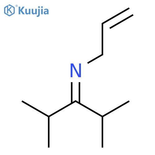 2-Propen-1-amine, N-[2-methyl-1-(1-methylethyl)propylidene]- structure