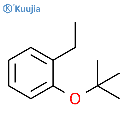 Benzene, 1-(1,1-dimethylethoxy)-2-ethyl- structure