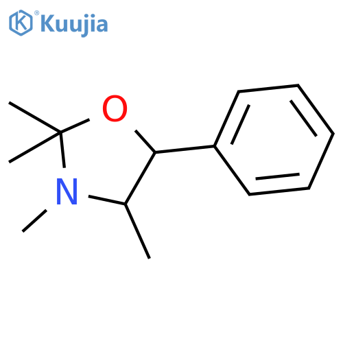 (4R,5R)-2,2,3,4-tetramethyl-5-phenyl-1,3-oxazolidine structure