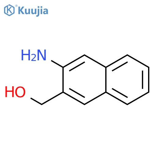 (3-Aminonaphthalen-2-yl)methanol structure