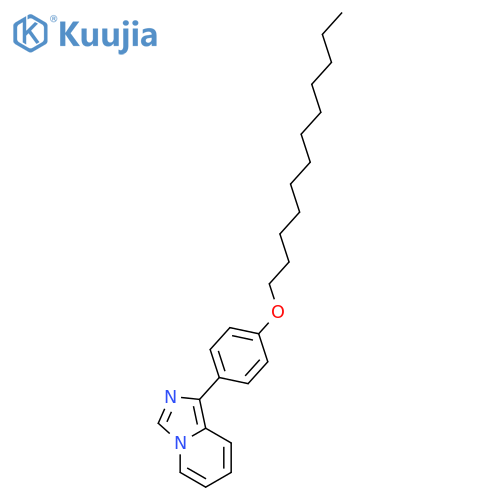 Imidazo[1,5-a]pyridine, 1-[4-(dodecyloxy)phenyl]- structure