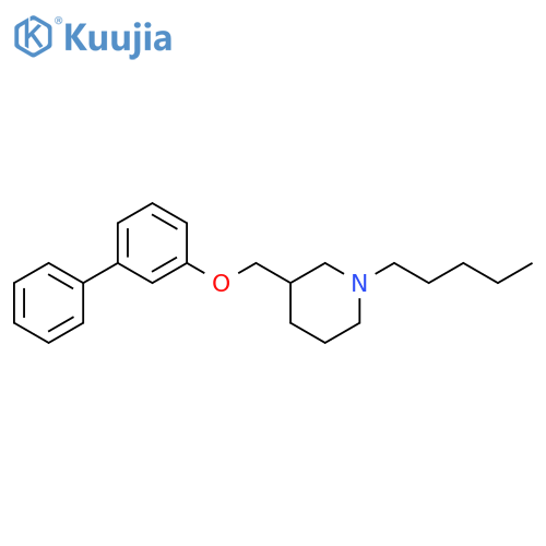 Piperidine, 3-[([1,1'-biphenyl]-3-yloxy)methyl]-1-pentyl- structure