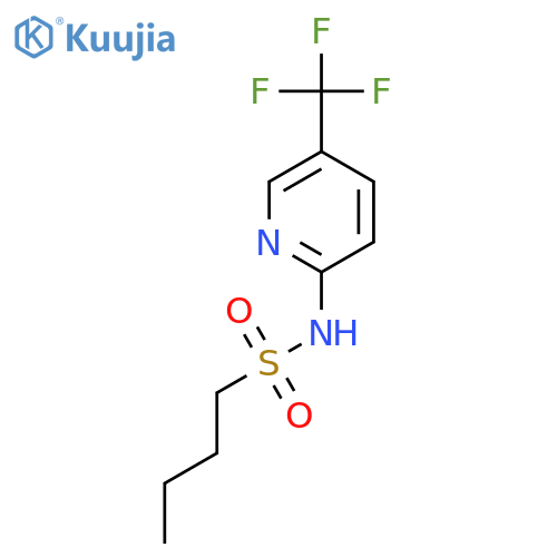 1-Butanesulfonamide, N-[5-(trifluoromethyl)-2-pyridinyl]- structure