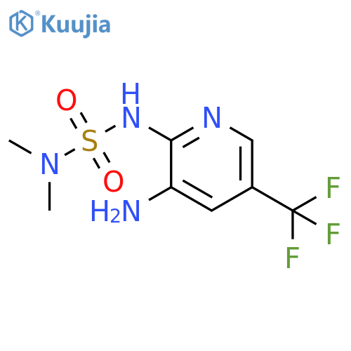 Sulfamide, N'-[3-amino-5-(trifluoromethyl)-2-pyridinyl]-N,N-dimethyl- structure
