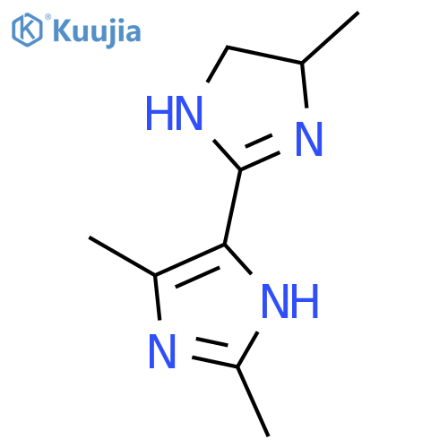 2,4'-BI-1H-IMIDAZOLE, 4,5-DIHYDRO-2',4,5'-TRIMETHYL- structure