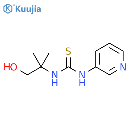 Thiourea, N-(2-hydroxy-1,1-dimethylethyl)-N'-3-pyridinyl- structure
