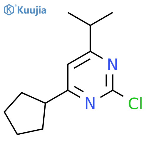 2-Chloro-4-cyclopentyl-6-(iso-propyl)pyrimidine structure