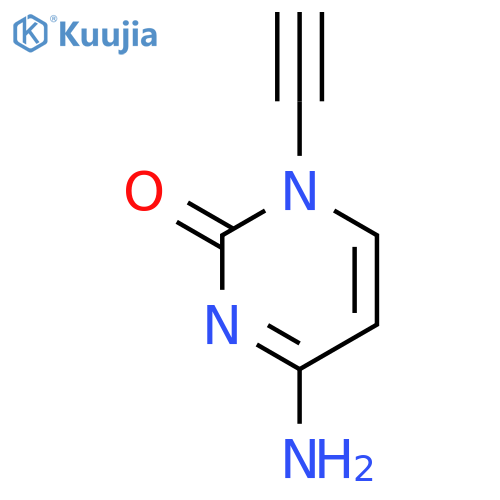 2(1H)-Pyrimidinone,4-amino-1-ethynyl- structure