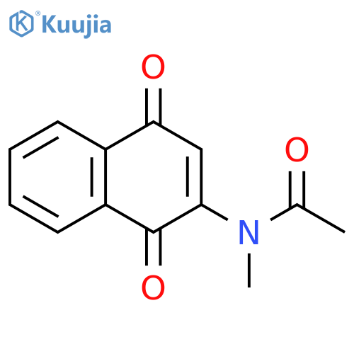 Acetamide, N-(1,4-dihydro-1,4-dioxo-2-naphthalenyl)-N-methyl- structure