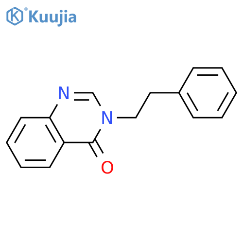 4(3H)-Quinazolinone, 3-(2-phenylethyl)- structure