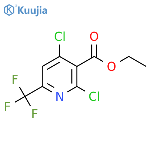 Ethyl 2,4-dichloro-6-(trifluoromethyl)pyridine-3-carboxylate structure