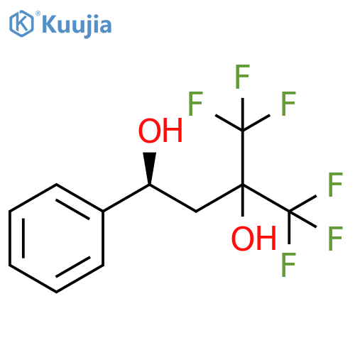 1,3-Butanediol, 4,4,4-trifluoro-1-phenyl-3-(trifluoromethyl)-, (S)- structure
