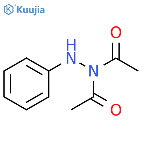 Acetic acid, 1-acetyl-2-phenylhydrazide structure