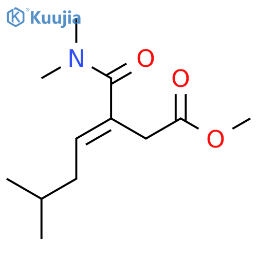 3-Heptenoic acid, 3-[(dimethylamino)carbonyl]-6-methyl-, methyl ester,(E)- structure