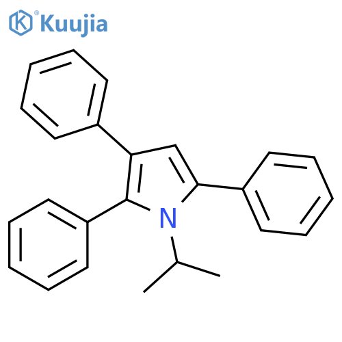 1H-Pyrrole, 1-(1-methylethyl)-2,3,5-triphenyl- structure