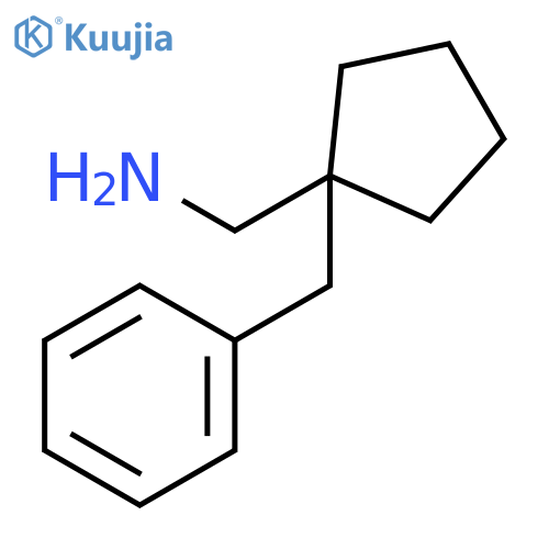 (1-benzylcyclopentyl)methanamine structure