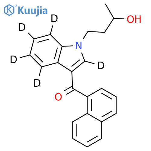 JWH-073 (Indole-d5) 3-Hydroxybutyl structure