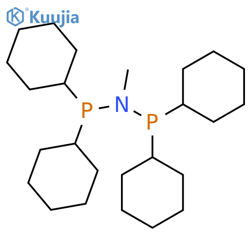 Phosphinous amide, P,P-dicyclohexyl-N-(dicyclohexylphosphino)-N-methyl- structure