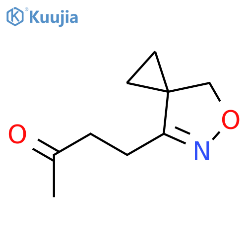 2-BUTANONE, 4-(5-OXA-6-AZASPIRO[2.4]HEPT-6-EN-7-YL)- structure