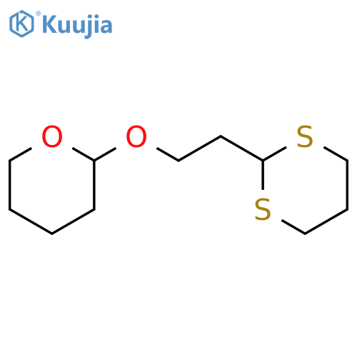 1,3-Dithiane, 2-[2-[(tetrahydro-2H-pyran-2-yl)oxy]ethyl]- structure