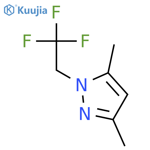 1H-Pyrazole, 3,5-dimethyl-1-(2,2,2-trifluoroethyl)- structure