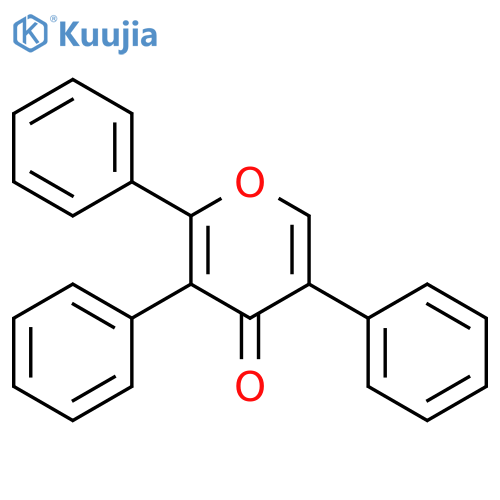 4H-Pyran-4-one, 2,3,5-triphenyl- structure