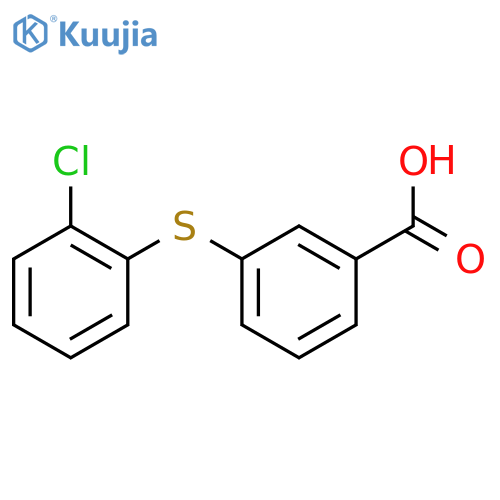 3-(2-Chlorophenylthio)Benzoic Acid structure