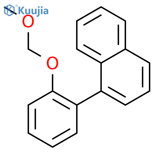Naphthalene, 1-[2-(methoxymethoxy)phenyl]- structure