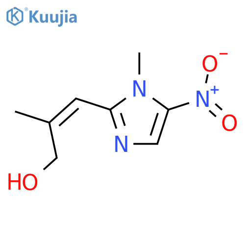2-Propen-1-ol,2-methyl-3-(1-methyl-5-nitro-1H-imidazol-2-yl)- structure