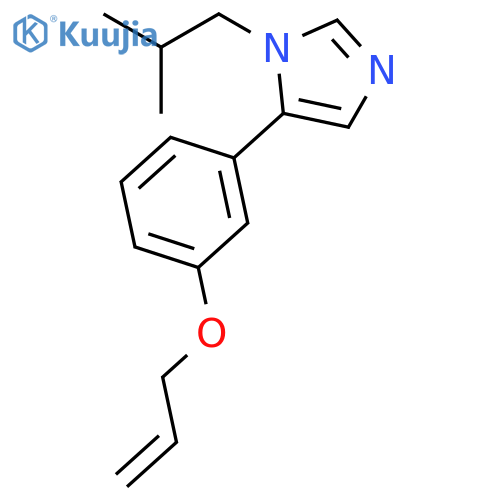 1H-Imidazole, 1-(2-methylpropyl)-5-[3-(2-propenyloxy)phenyl]- structure