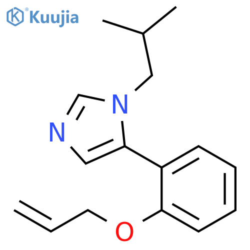 1H-Imidazole, 1-(2-methylpropyl)-5-[2-(2-propenyloxy)phenyl]- structure