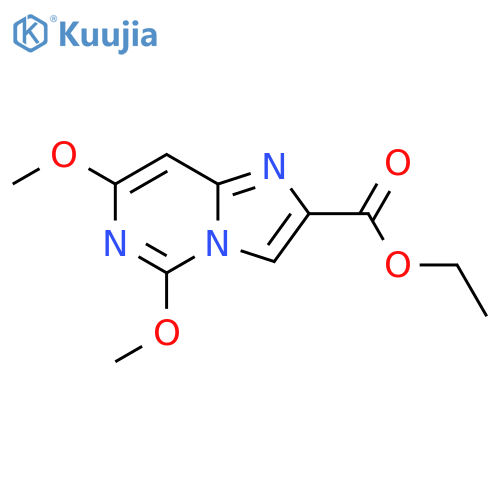Imidazo[1,2-c]pyrimidine-2-carboxylic acid, 5,7-dimethoxy-, ethyl ester structure