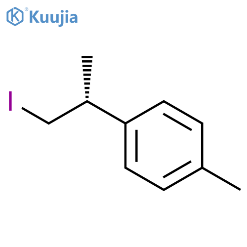 1-(1R)-2-Iodo-1-methylethyl-4-methylbenzene structure