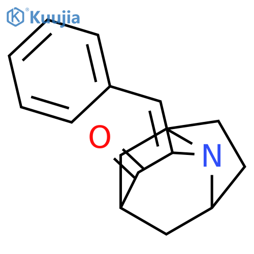 3,7-Methanoindolizin-6(5H)-one, hexahydro-5-(phenylmethylene)- structure