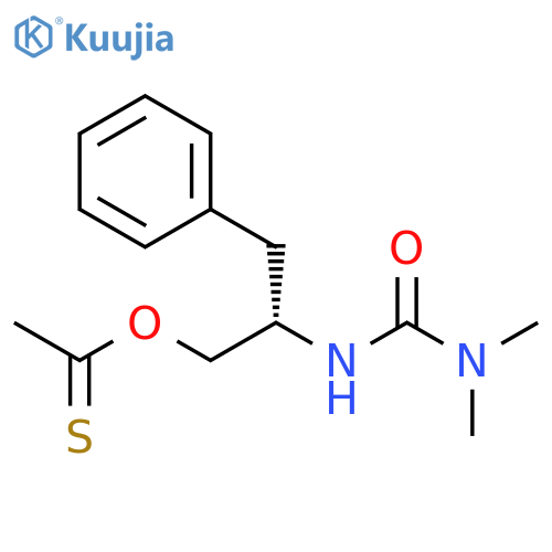 Ethanethioic acid,S-[2-[[(dimethylamino)carbonyl]amino]-3-phenylpropyl] ester structure