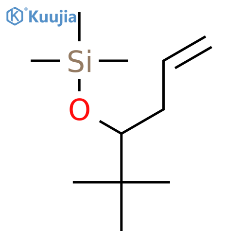 Silane, [[1-(1,1-dimethylethyl)-3-butenyl]oxy]trimethyl- structure