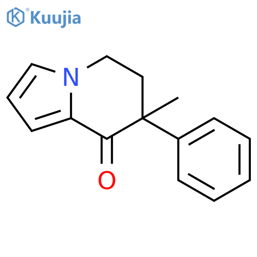 8(5H)-Indolizinone, 6,7-dihydro-7-methyl-7-phenyl- structure