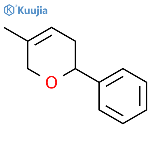 2H-Pyran, 3,6-dihydro-5-methyl-2-phenyl- structure