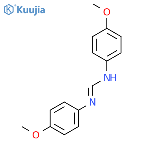 Methanimidamide, N,N'-bis(4-methoxyphenyl)-, (E)- structure