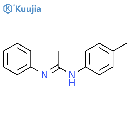 Ethanimidamide, N-(4-methylphenyl)-N'-phenyl-, (E)- structure