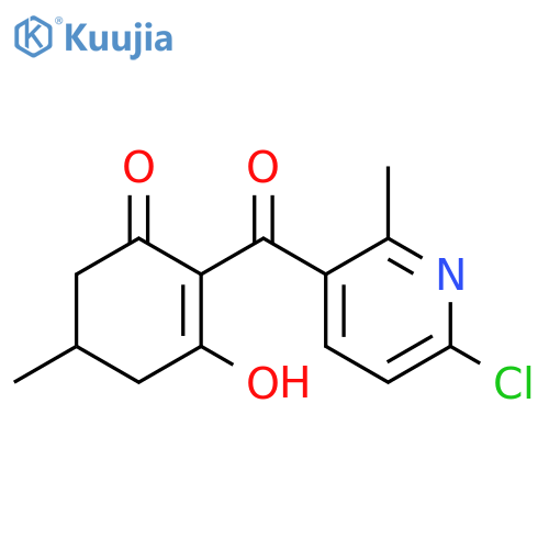 2-Cyclohexen-1-one,2-[(6-chloro-2-methyl-3-pyridinyl)carbonyl]-3-hydroxy-5-methyl- structure