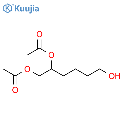 1,2,6-Hexanetriol, 1,2-diacetate structure