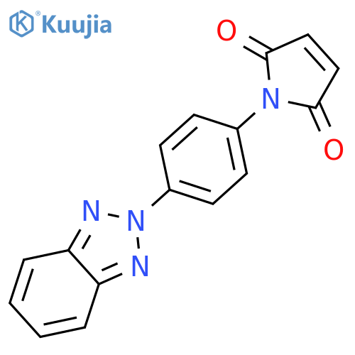 1H-Pyrrole-2,5-dione, 1-[4-(2H-benzotriazol-2-yl)phenyl]- structure