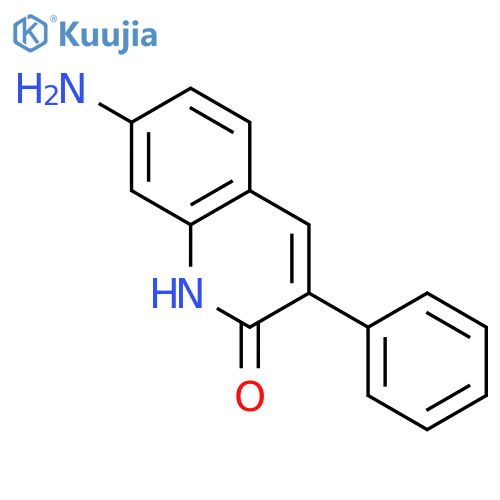 2(1H)-Quinolinone, 7-amino-3-phenyl- structure