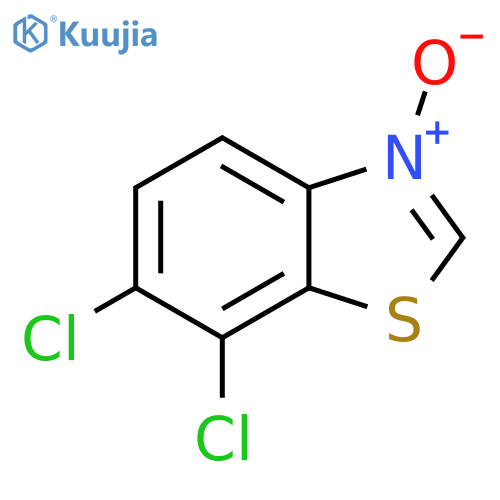 Benzothiazole, 6,7-dichloro-, 3-oxide structure
