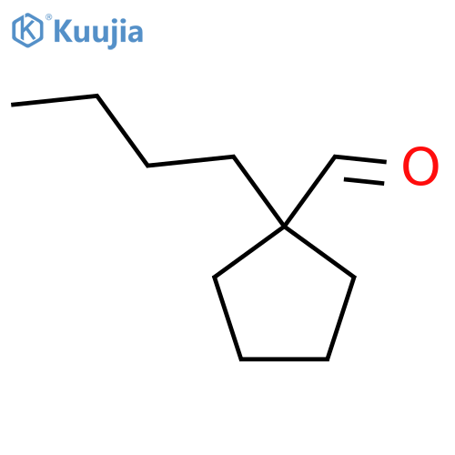 1-Butylcyclopentane-1-carbaldehyde structure