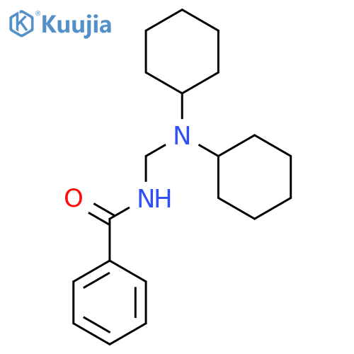Benzamide, N-[(dicyclohexylamino)methyl]- structure