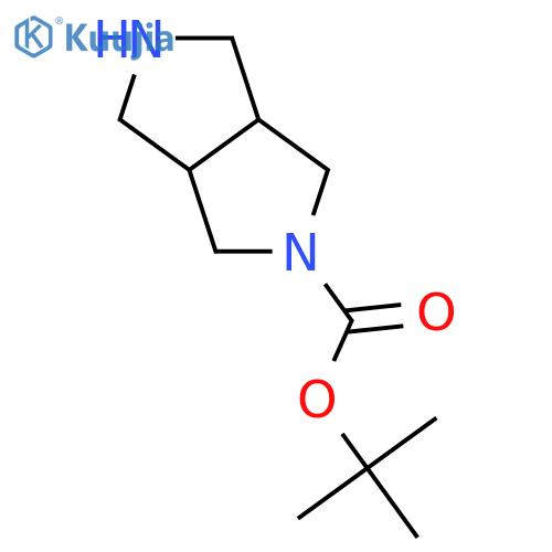 tert-butyl 2,3,3a,4,6,6a-hexahydro-1H-pyrrolo[3,4-c]pyrrole-5-carboxylate structure