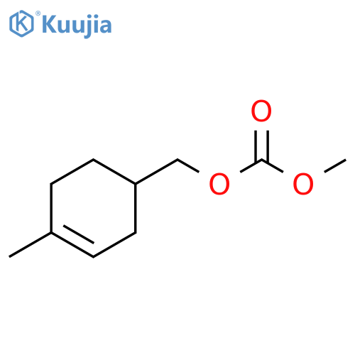 Carbonic acid, methyl (4-methyl-3-cyclohexen-1-yl)methyl ester structure